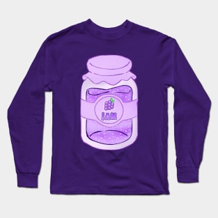 Kawaii Grape Jam Long Sleeve T-Shirt